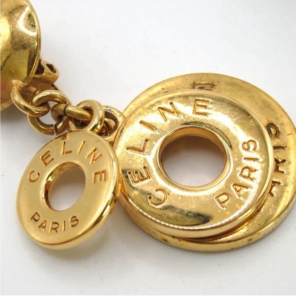 Celine Earrings PARIS Authentic Vintage - Picture 7 of 9